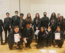 Haverstock School Camden, students take part in Jack Petchey Speak Out Challenge workshop 16