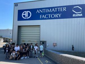 Haverstock sixth form students at cern july 2022