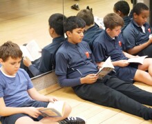 Haverstock school camden north london students drop everything and read for 15 minutes 3