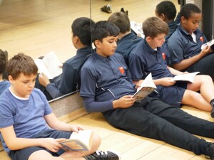 Haverstock school camden north london students drop everything and read for 15 minutes 3