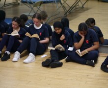 Haverstock school camden north london students drop everything and read for 15 minutes 5