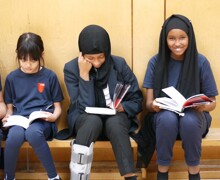Haverstock school camden north london students drop everything and read for 15 minutes 8