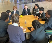 Haverstock school camden students visit british land offices november 2023 8