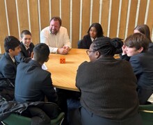 Haverstock school camden students visit british land offices november 2023 9