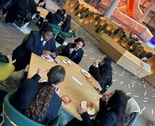 Haverstock school camden students visit british land offices november 2023 14