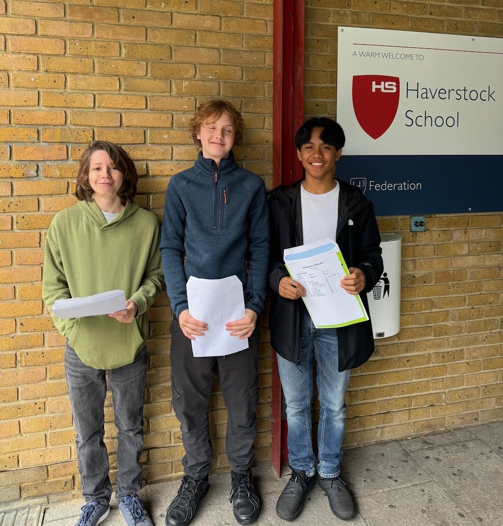 Haverstock school students celebrate great gcse results 2024