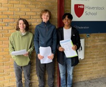 Haverstock school students celebrate great gcse results 2024