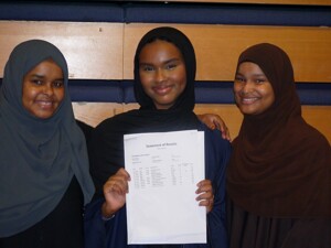 Students at haverstock school celebrate great gcse results 2024