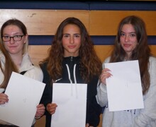 Gcse results day at haverstock school 2024