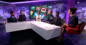 Haverstock school students on channel 4 news 11