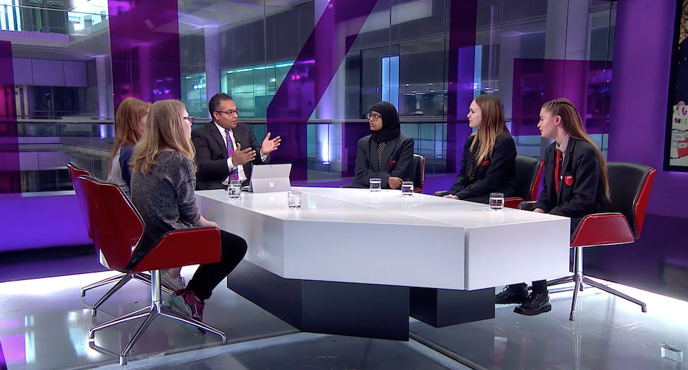 Haverstock Students Appear on Channel 4 News to discuss Student Climate Strike