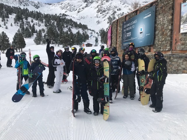 Haverstock school camden students ski trip to andorra easter 2019