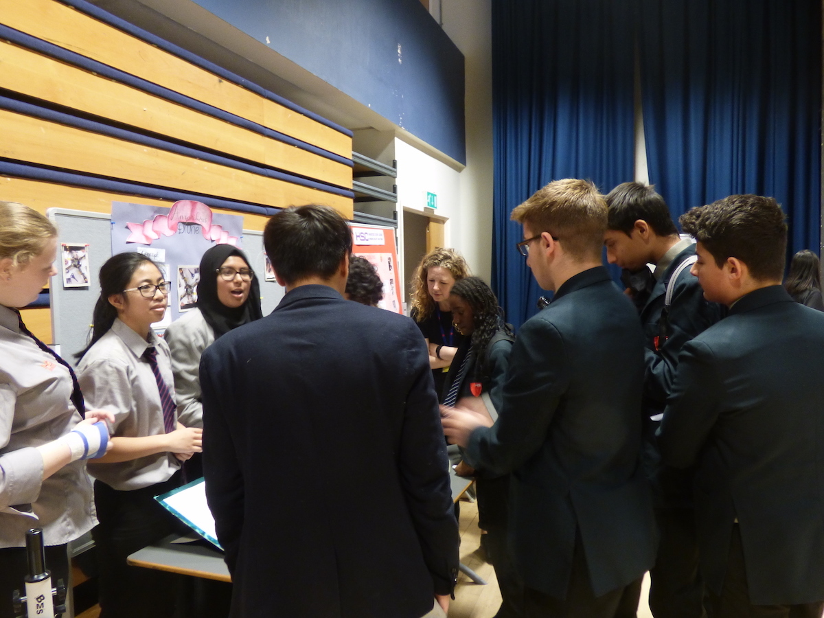 Haverstock school camden science fair visitors