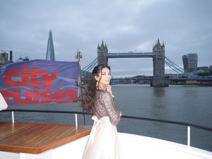 Haverstock school camden year 11 students on board a boat cruise on the thames for prom night 2019