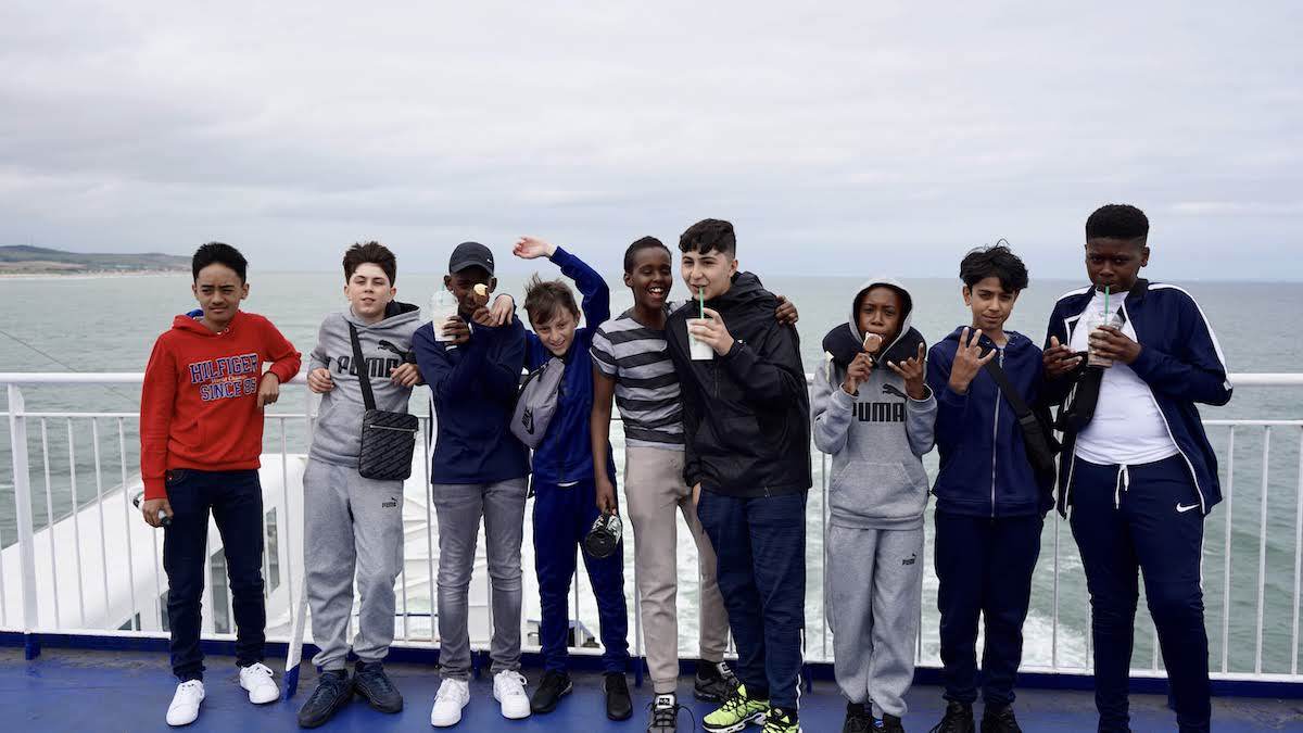 Haverstock school music students travel by ferry to paris july 2019