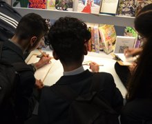 Haverstock school camden students attend arts exhibitions as part of the bronze arts award qualification
