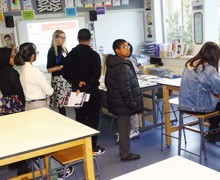 Haverstock secondary school camden open evening for year 7 admissions in the art rooms