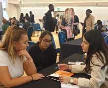 Haverstock sixth form camden london sixth form students visit social mobility careers fair october 2019 10