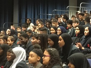 Haverstock school camden london year 9 students enjoy the magic of chemistry in a show by dr szydlo 31 october 2019