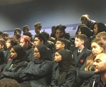 Haverstock school camden london year 9 students learn about chemistry in a show by dr szydlo