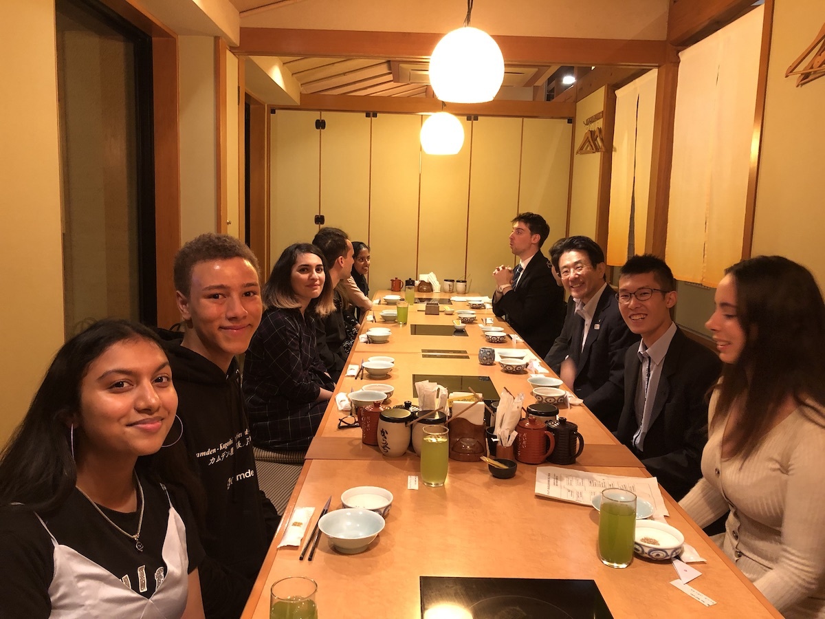 Haverstock sixth form camden london sixth form students explore local cuisine on visit to japan october 2019