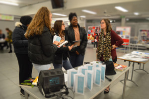 Haverstock sixth form camden london open evening 2019 students discuss a level subjects