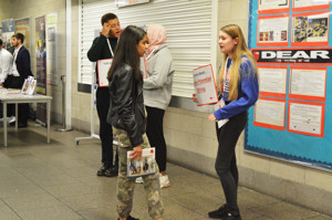 Haverstock sixth form camden london open evening 2019 visitors meet a level students